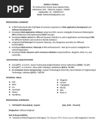 Software Engineer - Resume