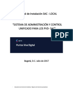 SACTIC - Manual de Instalacion-SAC - LOCAL-SAC - CLIENTE PDF