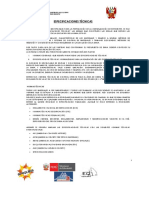 Especificaciones Tecnicas PDF