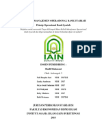 Makalah Manajemen Operasional Bank Syariah