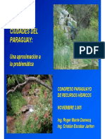 El drenaje urbano en ciudades del Paraguay