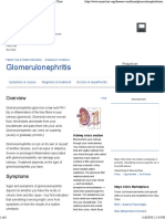 Glomerulonephritis - Symptoms and Causes - Mayo Clinic