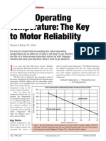 Lower Operating Temperature: The Key To Motor Reliability: Practice + Operations