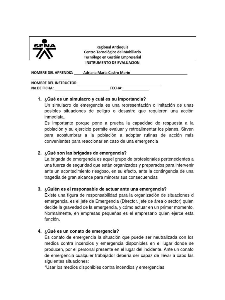 Protocolo de Emergencia y Brigadas | PDF | Invalidez | Primeros auxilios