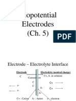 Biopotential Electrodes: Half Cell Potentials and Polarization (Ch. 5