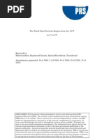 The Tamil Nadu Societies Registration Act 1975