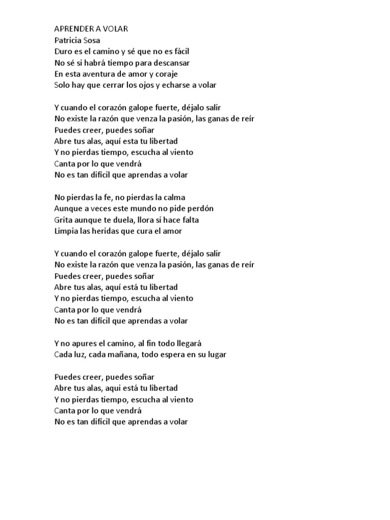 Aprender A Volar Pdf