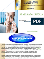 Service For Arabic Voice Over Translator and Voice Over Dubbing
