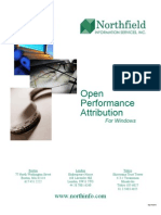 Open Performance Attribution: For Windows