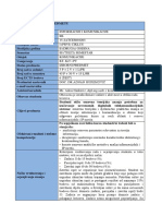 Huremovic A. Informacije I Komunikacije I Ciklus III Semestar Program Rada 2019-2020. Ak.g.