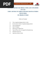 Download Corrugated Packaging Industry Report by Bhargav Shah SN43954115 doc pdf
