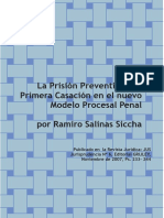 Salinas Sicha - La Prisión Preventiva y la Prira Casación....pdf