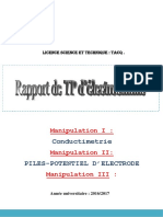 Rapport Final de L Electrochimie - Copie