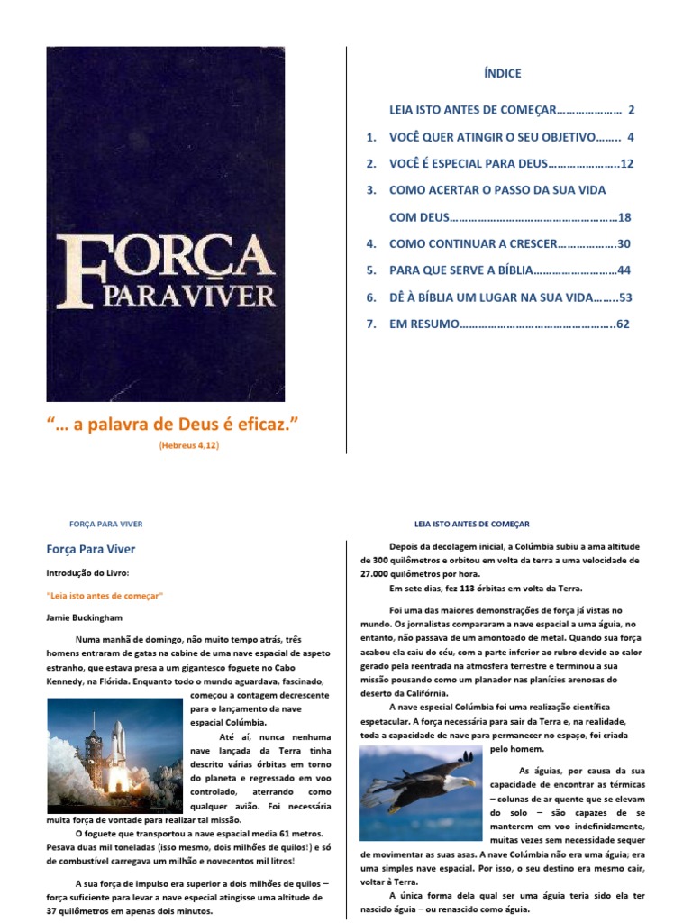 Força para Viver em Deus | PDF | Jesus | Deus
