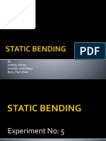 Static Bending