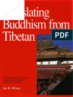 Joe B Wilson Translating Buddhism From Tibetan PDF