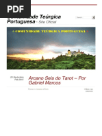 Arcano Seis Do Tarot a Por Gabriel Marcos Comunida