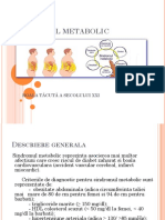 Presentare X Metabolic Sindrome