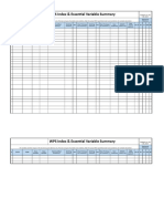 WPS Index & Essential Variable Summary Template