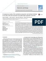 A Comparison Study of The Mechanical Properties and Drying Shrinkage of Oil Palm Shell and Expanded Clay Lightweight Aggregate Concretes