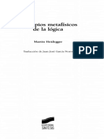 Martin Heidegger - Principios Metafisicos de la Logica (2009).pdf