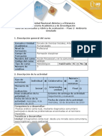 Guía de actividades y rúbrica de evaluación - Paso 2 - Ambiente simulado