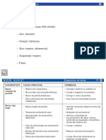 Diagnóstico de falhas no motor, embreagem, caixa de mudanças, eixos e freios de veículo 18-310 OT