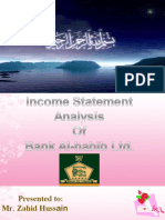 Analysis of Financial Statement