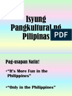 Isyung Pangkultural NG Pilipinas