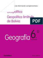 Geopolítica Limítrofe de Bolivia