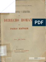 Historia Del Derecho Romano Paul Kruger