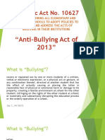 Anti-Bullying Act