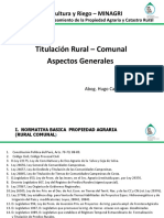 01 Titulacion Rural, Aspectos Generales