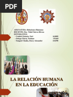 Relaciones Humanas en La Educacion
