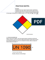 Practicas Matpel: Uso de rombos de seguridad, lectura de números ONU e identificación de rombos