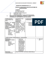 Sesión de Aprendizaje 18-Elaborando Nuestro Informe de Investigación