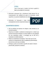 Dicas de Advertência No Compliance