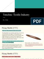 Timeline Textile Industry