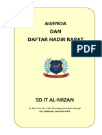 Agenda Dan Daftar Hadir Rapat