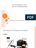 Peralatan Kerja Pada Perakitan Elektronika