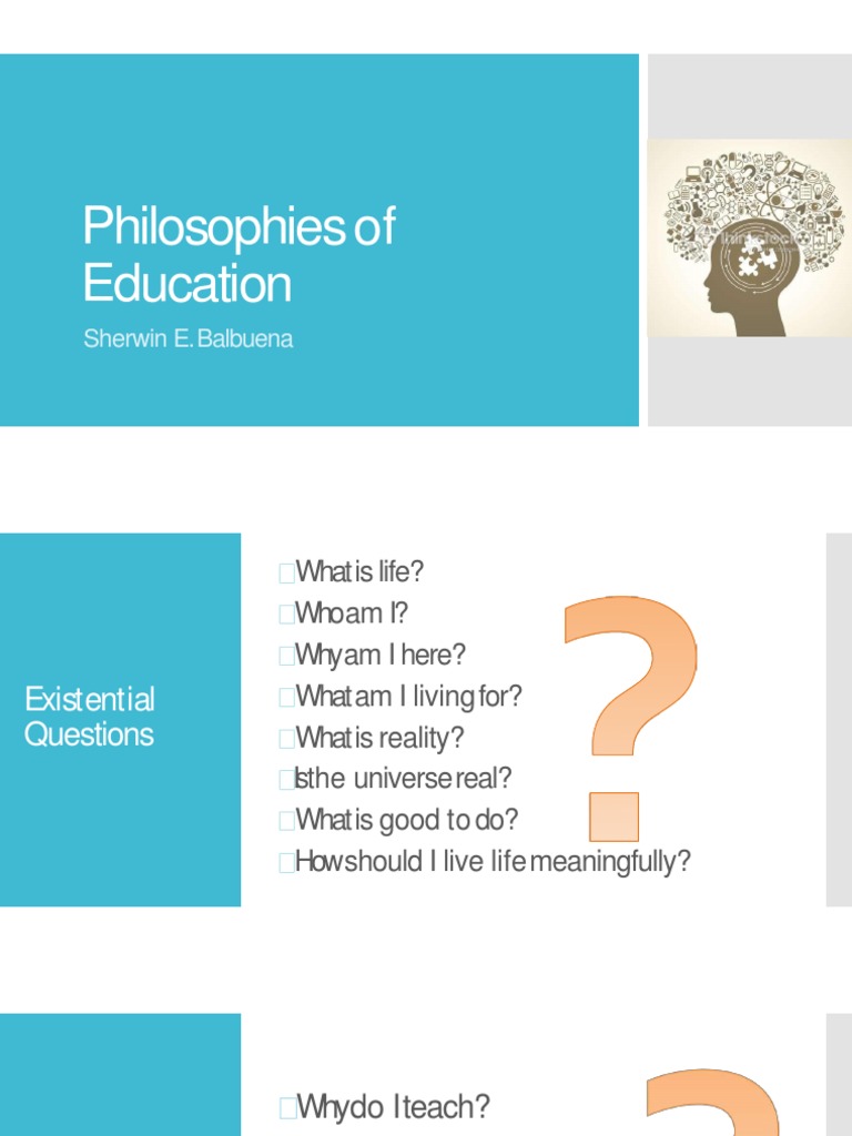 Major Educational Philosophies Explained | PDF | Philosophy Of ...