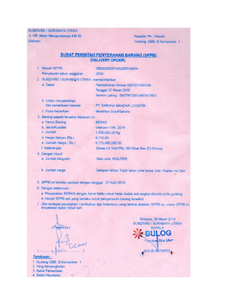 Bulog PDF | PDF