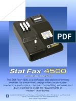 Stat Fax Biochemistry Analyser
