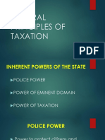 Tax1 General Principles of Taxation