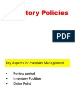 Inventory Policies