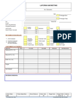 Marketing Report Form