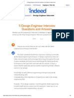 5 Design Engineer Interview Questions and Answers