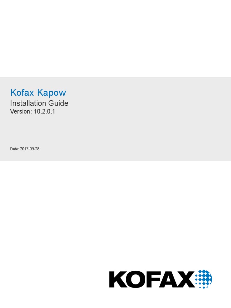 kofax kapow price list