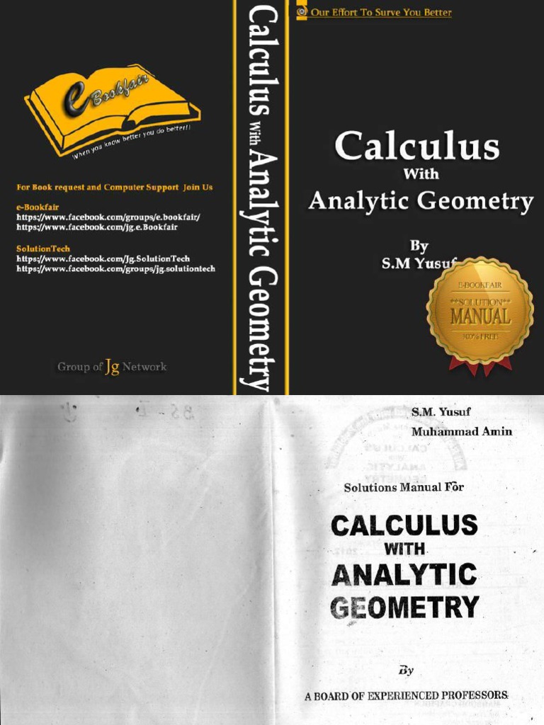 Calculus with Analytic Geometry　解析幾何学 Calculus with analytical geometry : Youse, Bevan K : Free