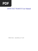 HSGQ EPON-OLT Neutral WEB User Manual-V2.2.0